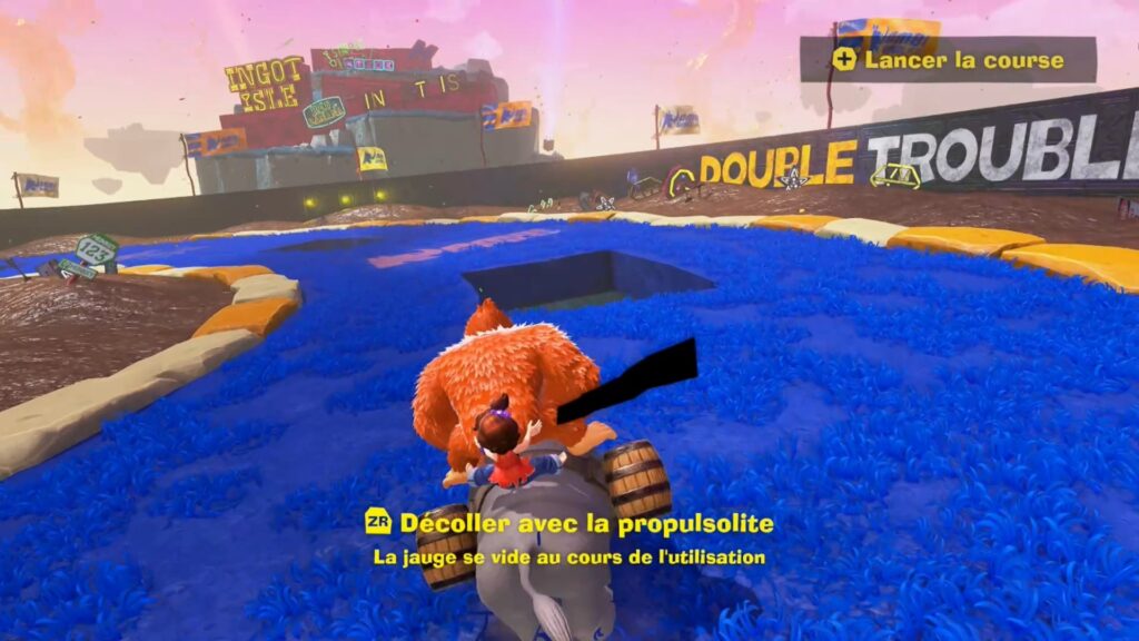 Donkey Kong Bananza state rhinodrome course fr nintendo switch 2 rallye course diddy dixie rambi