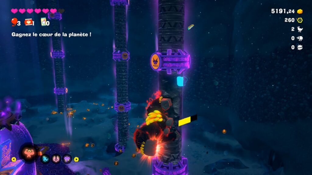 Donkey Kong Bananza Soluce guide fr nintendo switch 2 desert bananium boss piquet 