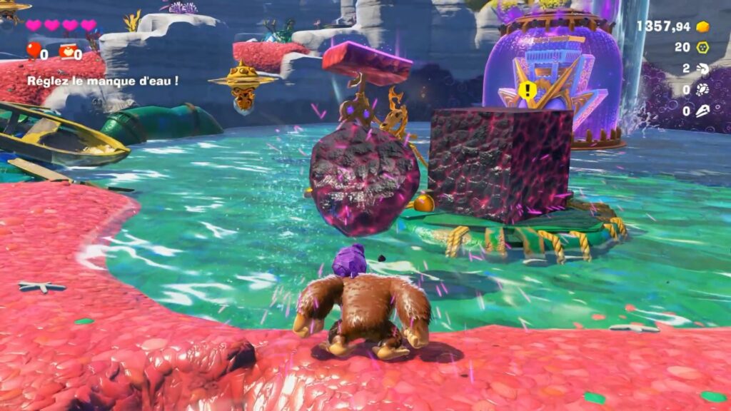 donkey kong bananza soluce guide fr strate du lagon boulpif pillier bananium 