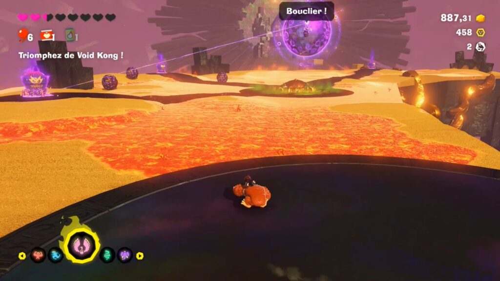 Donkey Kong Bananza switch 2 Strate Interdite void kong boss soluce guide astuce fr 