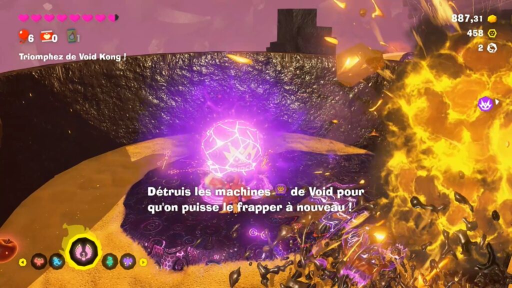 Donkey Kong Bananza switch 2 Strate Interdite void kong boss soluce guide astuce fr 