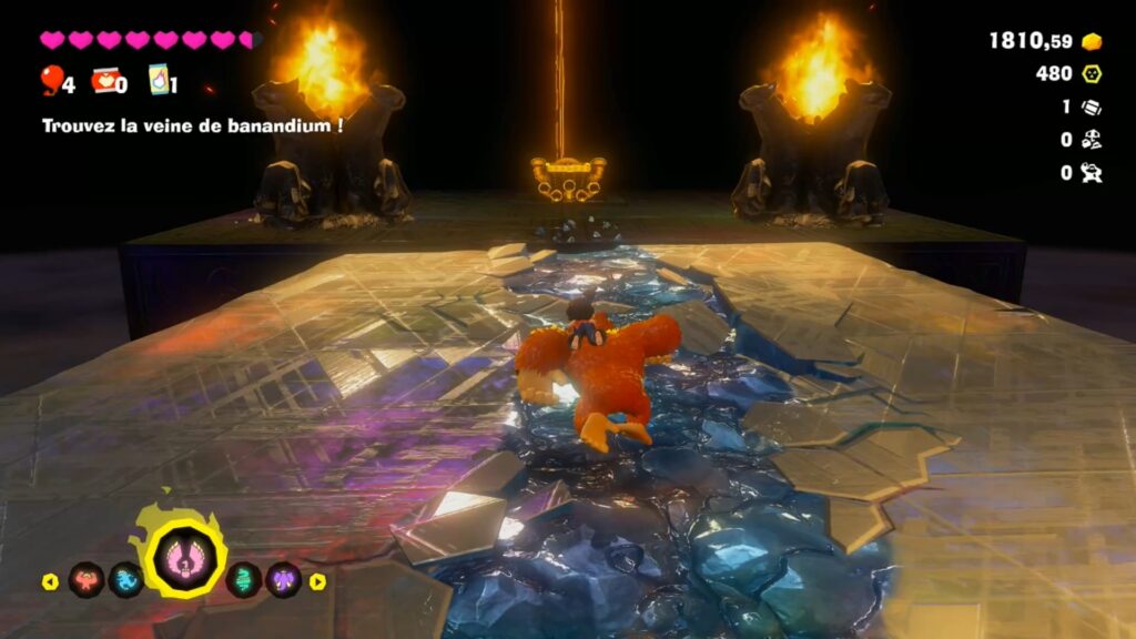 Donkey Kong bananza coeur planete boss astuce guide nintendo switch 2 image jeu 