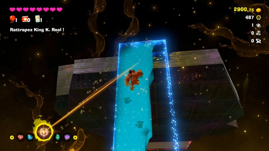 Donkey Kong bananza coeur planete boss astuce guide nintendo switch 2 image jeu king k rool