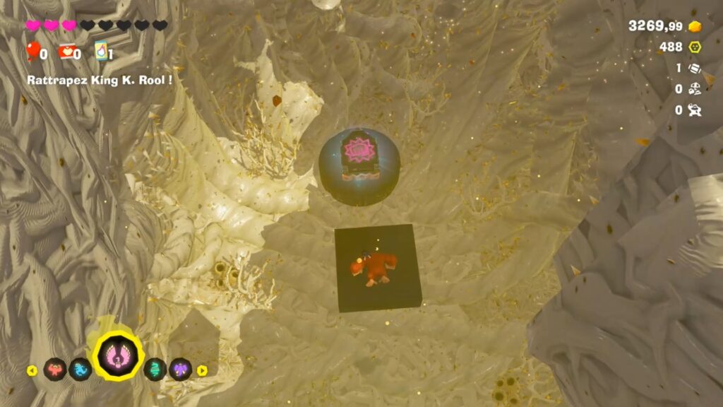 Donkey Kong bananza coeur planete boss astuce guide nintendo switch 2 image jeu king k rool