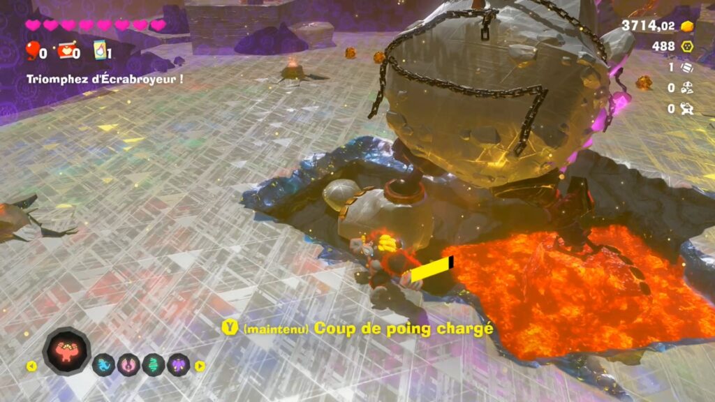 Donkey Kong bananza coeur planete boss astuce guide nintendo switch 2 image jeu king k rool