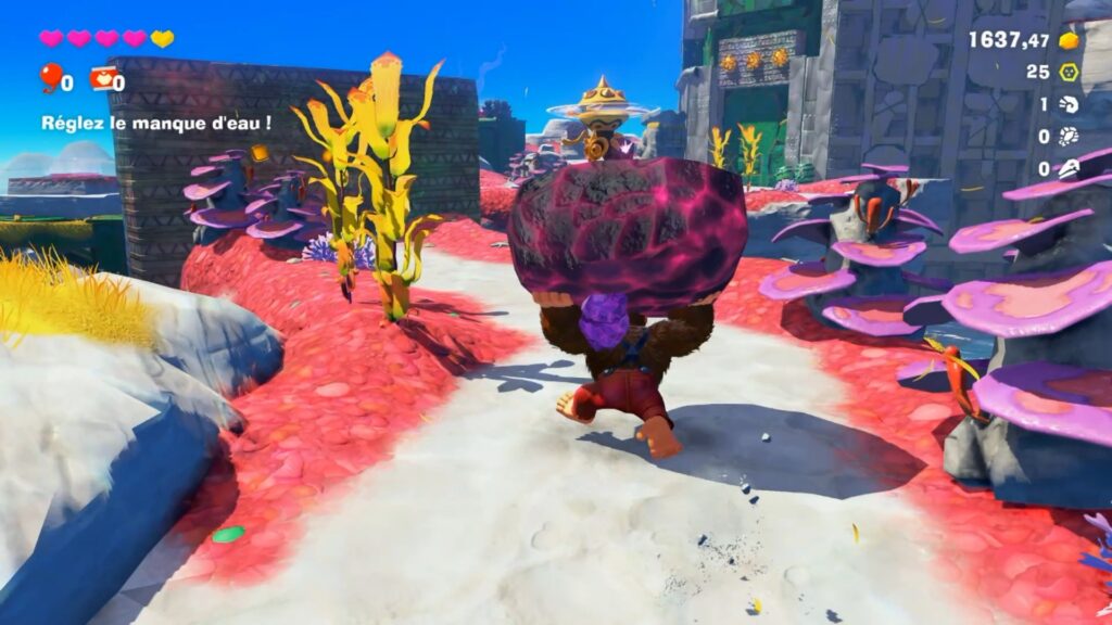donkey kong bananza soluce guide fr strate du lagon boulpif pillier bananium 