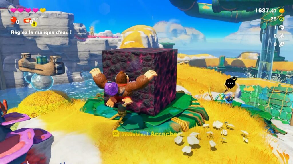 donkey kong bananza soluce guide fr strate du lagon boulpif pillier bananium 
