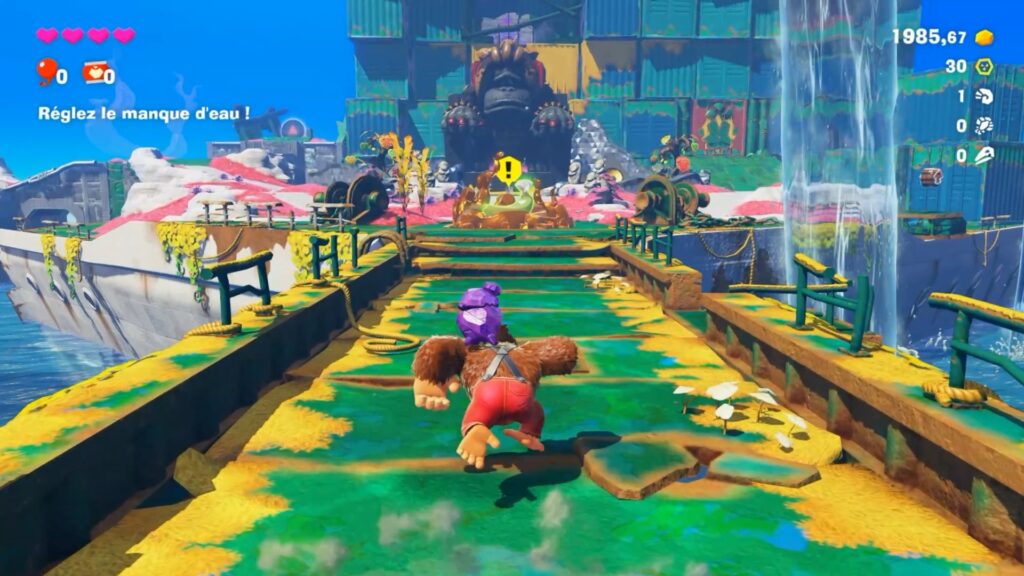 donkey kong bananza soluce guide fr strate du lagon boulpif pillier bananium 