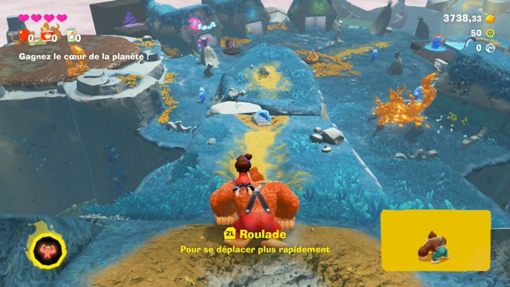 donkey kong bananza soluce guide fr strate des colline nintendo switch 2 astuce jeu video 