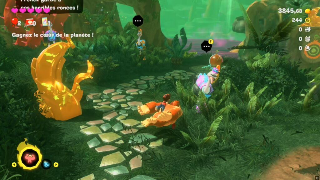 donkey kong bananza strate de la foret guide soluce fr jonction boss autruche nintendo switch 2