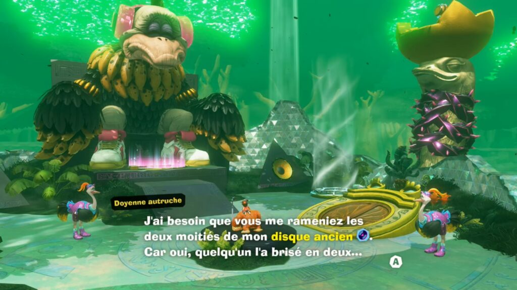 donkey kong bananza strate de la foret guide soluce fr jonction boss autruche nintendo switch 2