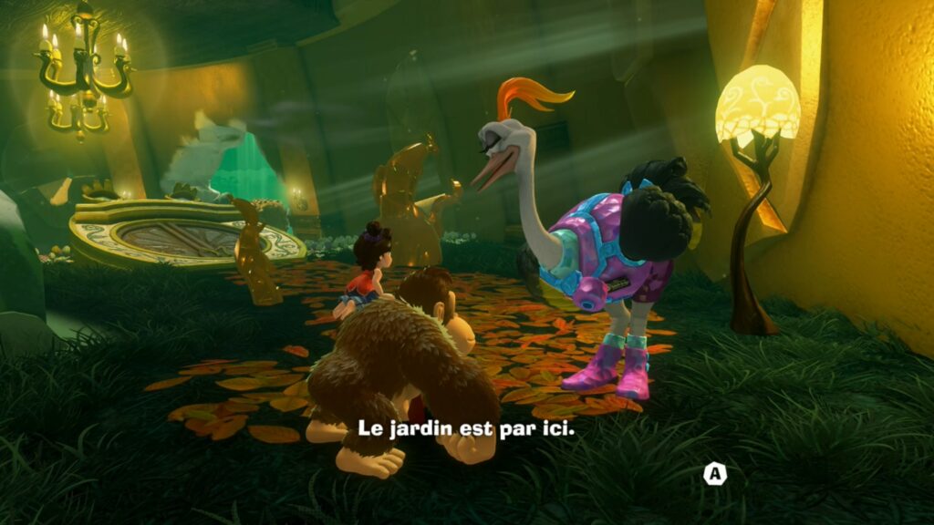 donkey kong bananza strate de la foret guide soluce fr jonction boss autruche nintendo switch 2