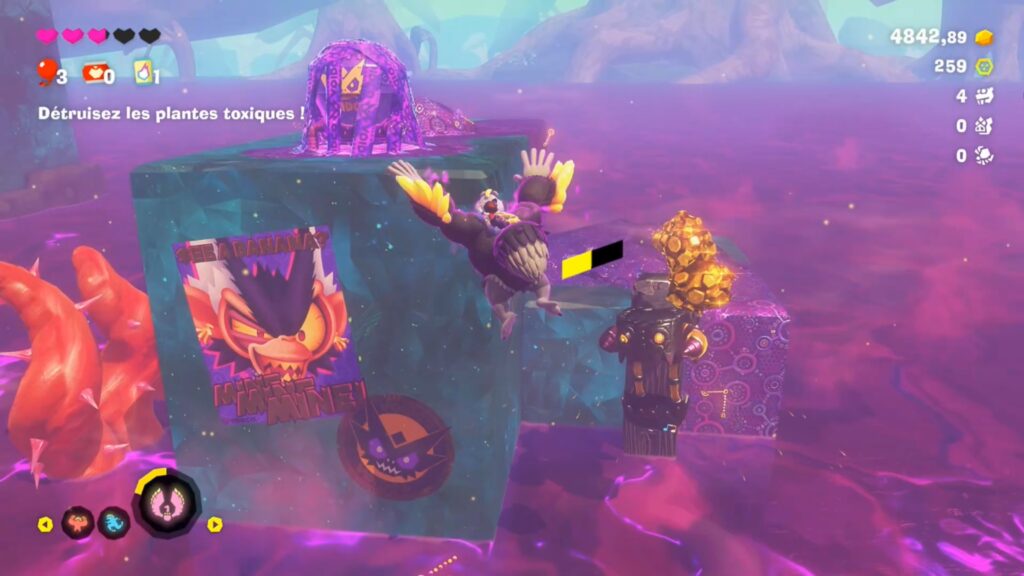 donkey kong bananza strate de la foret guide soluce fr jonction boss autruche nintendo switch 2