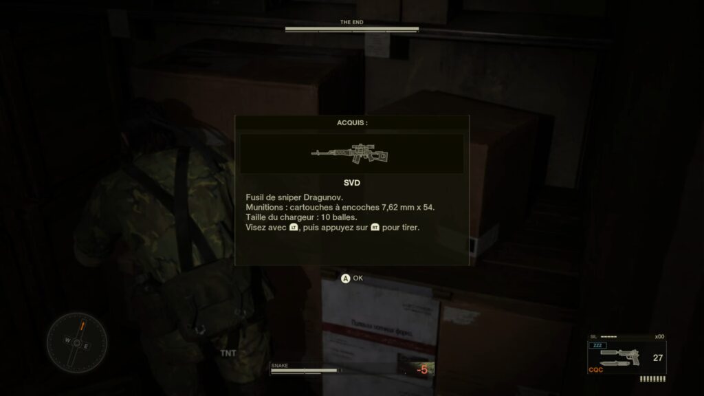 metal gear solid delta snake eater the end soluce guide fr 2025 boss xbox playstation astuce pc