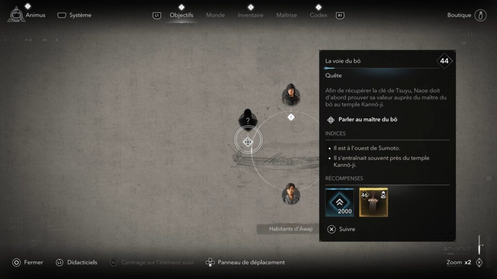 assassin's creed shadows guide soluce solution fr xbox pc ubisoft ps5 Yukari Tomeji Nowaki yasuhira dlc awaji 