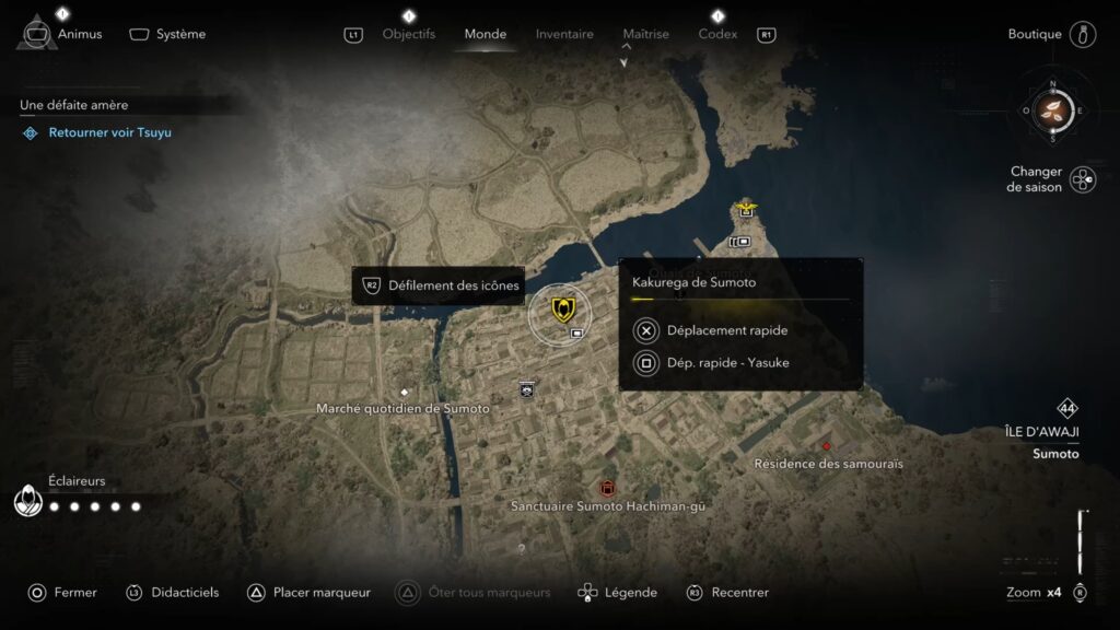 assassin's creed shadows guide soluce solution fr xbox pc ubisoft ps5 Yukari Tomeji Nowaki yasuhira dlc awaji 