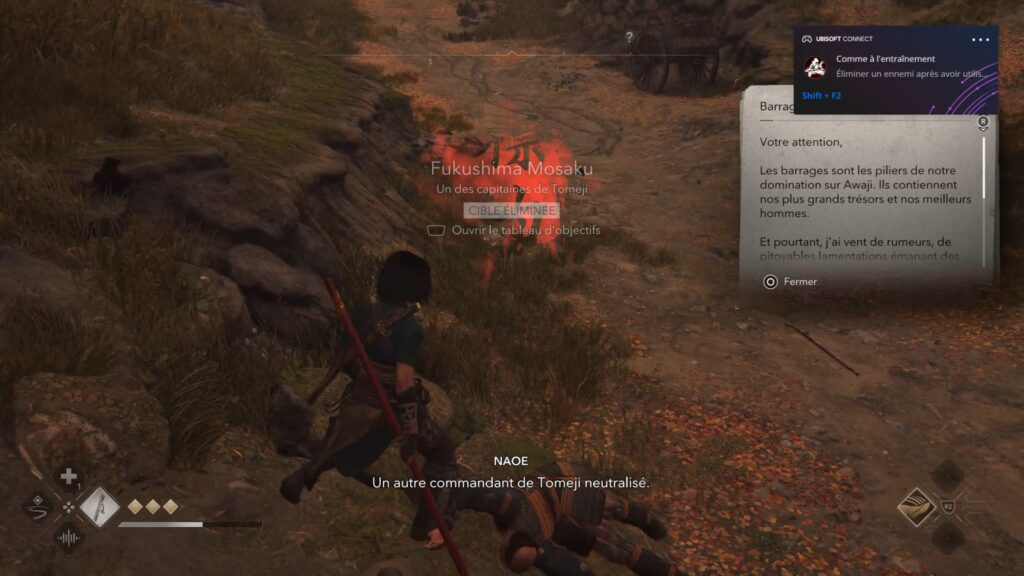 assassin's creed shadows guide soluce solution fr xbox pc ubisoft ps5 Yukari Tomeji Nowaki yasuhira dlc awaji 