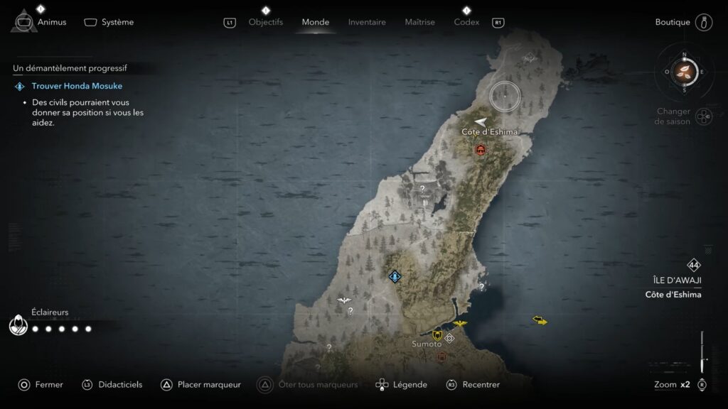 assassin's creed shadows guide soluce solution fr xbox pc ubisoft ps5 Yukari Tomeji Nowaki yasuhira dlc awaji 