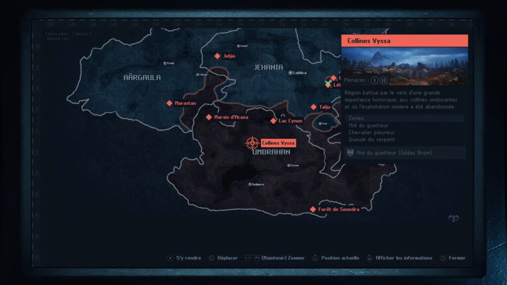 collines vyssa serpent jeton restauration code hell is us soluce guide astuce xbox pc ps5 marais acasa cle extase