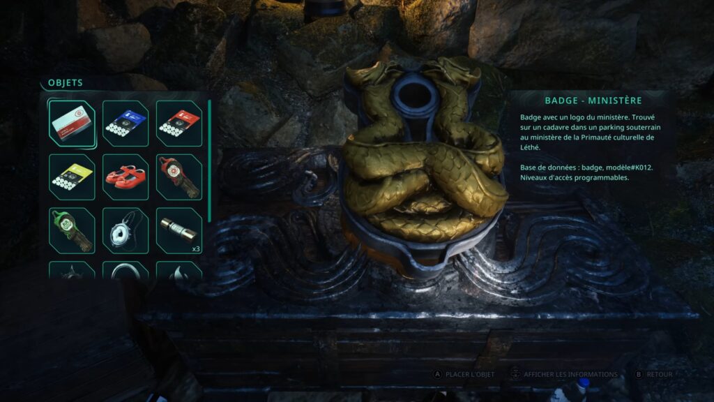 collines vyssa serpent jeton restauration code hell is us soluce guide astuce xbox pc ps5 marais acasa cle extase