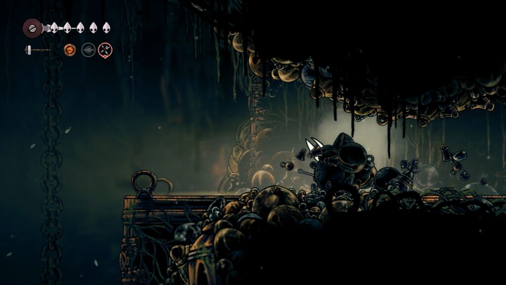 hollow knight silksong acte 1 pharloom zone clochelle maudite boss la veuve cheminement complet soluce guide ps5 ps4 xbox game pass nintendo switch 2