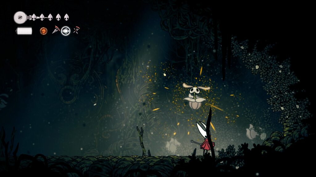 hollow knight silksong soluce complete sone coquibois acte 1 pharloom pc steam xbox game pass ps5 nintendo switch 2 boss sœur splinter masque compétence prise ferme