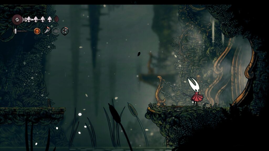 hollow knight silksong soluce complete sone coquibois acte 1 pharloom pc steam xbox game pass ps5 nintendo switch 2 boss sœur splinter masque compétence prise ferme