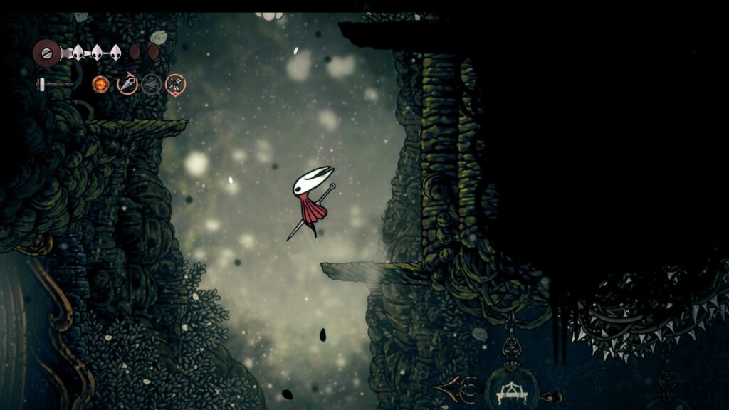 hollow knight silksong soluce complete sone coquibois acte 1 pharloom pc steam xbox game pass ps5 nintendo switch 2 boss sœur splinter masque compétence prise ferme