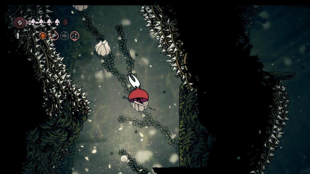hollow knight silksong soluce complete sone coquibois acte 1 pharloom pc steam xbox game pass ps5 nintendo switch 2 boss sœur splinter masque compétence prise ferme