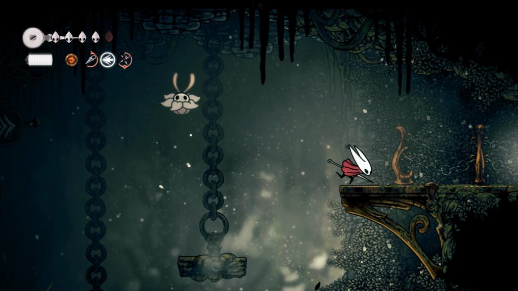 hollow knight silksong soluce complete sone coquibois acte 1 pharloom pc steam xbox game pass ps5 nintendo switch 2 boss sœur splinter masque compétence prise ferme