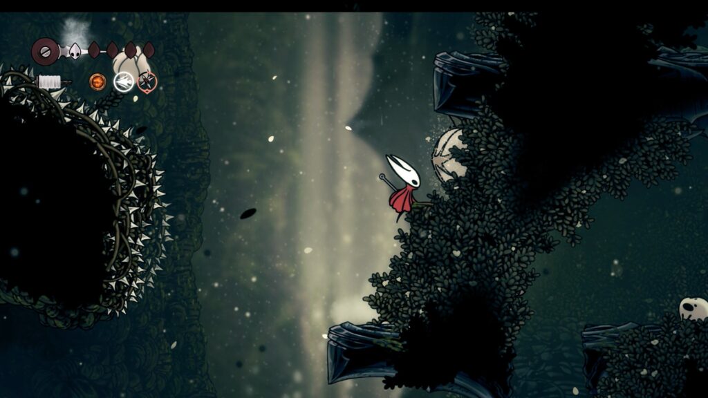 hollow knight silksong soluce complete sone coquibois acte 1 pharloom pc steam xbox game pass ps5 nintendo switch 2 boss sœur splinter masque compétence prise ferme