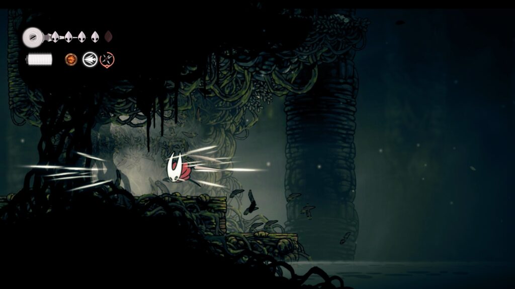 hollow knight silksong soluce complete sone coquibois acte 1 pharloom pc steam xbox game pass ps5 nintendo switch 2 boss sœur splinter masque compétence prise ferme
