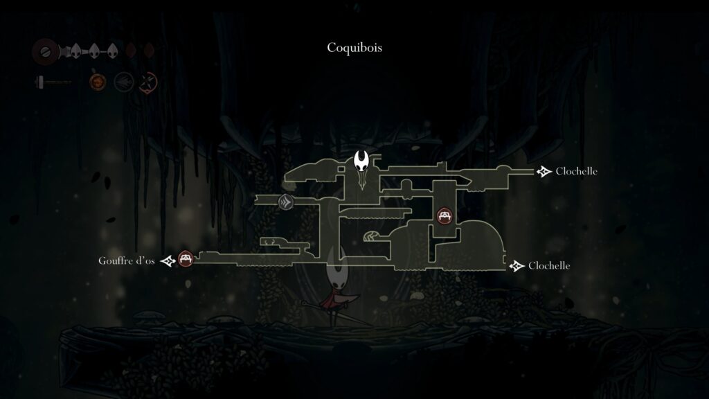 hollow knight silksong soluce complete sone coquibois acte 1 pharloom pc steam xbox game pass ps5 nintendo switch 2 boss sœur splinter masque compétence prise ferme