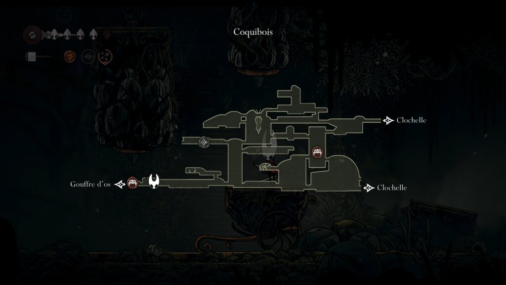 hollow knight silksong soluce complete sone coquibois acte 1 pharloom pc steam xbox game pass ps5 nintendo switch 2 boss sœur splinter masque compétence prise ferme