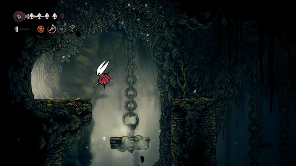 hollow knight silksong soluce complete sone coquibois acte 1 pharloom pc steam xbox game pass ps5 nintendo switch 2 boss sœur splinter masque compétence prise ferme