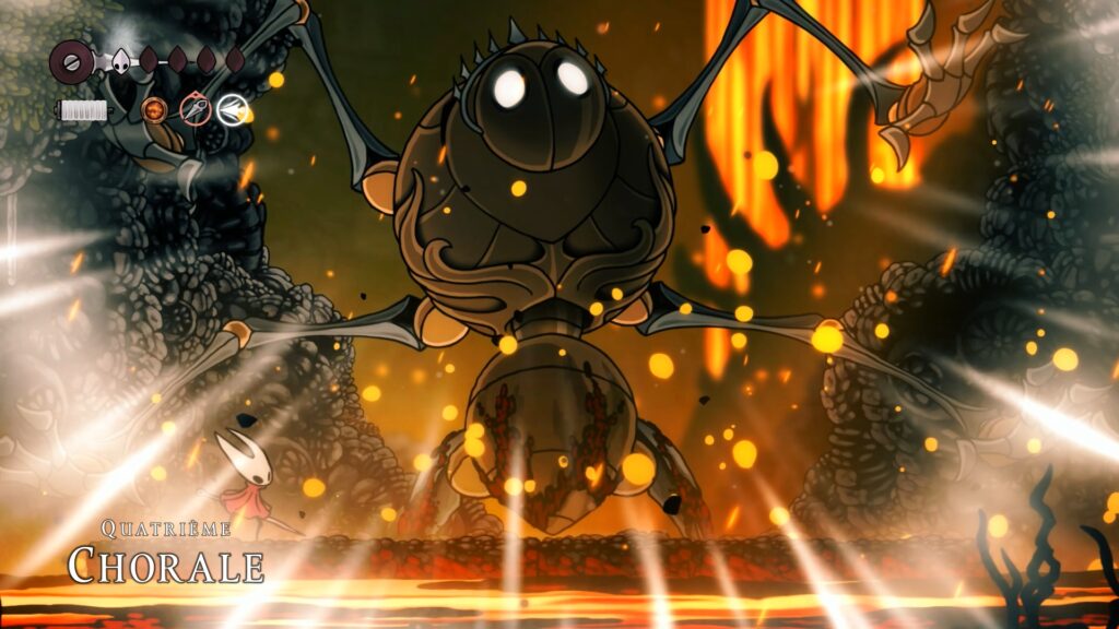 hollow knight silksong cheminement guide complet terres loointaines acte 1 soluce guide ps5 xbox nintendo switch 2 boss quatrieme chorale