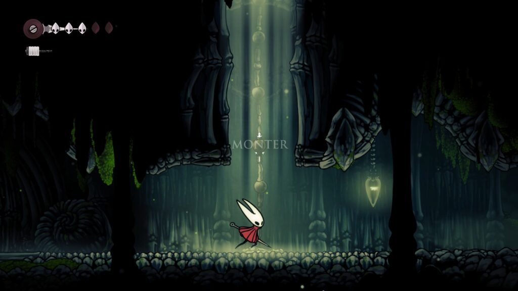 grotte verdoyante soluce complete hollow knight silksong guide cheminement steam metroidvania Acte 1 Pharloom, boss mere forestiere