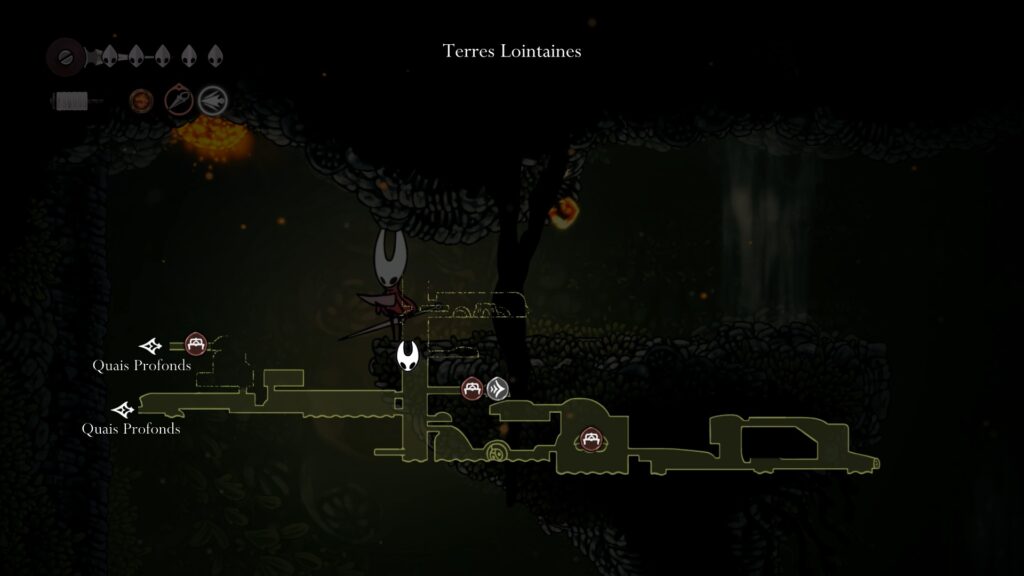 hollow knight silksong cheminement guide complet terres loointaines acte 1 soluce guide ps5 xbox nintendo switch 2 boss quatrieme chorale