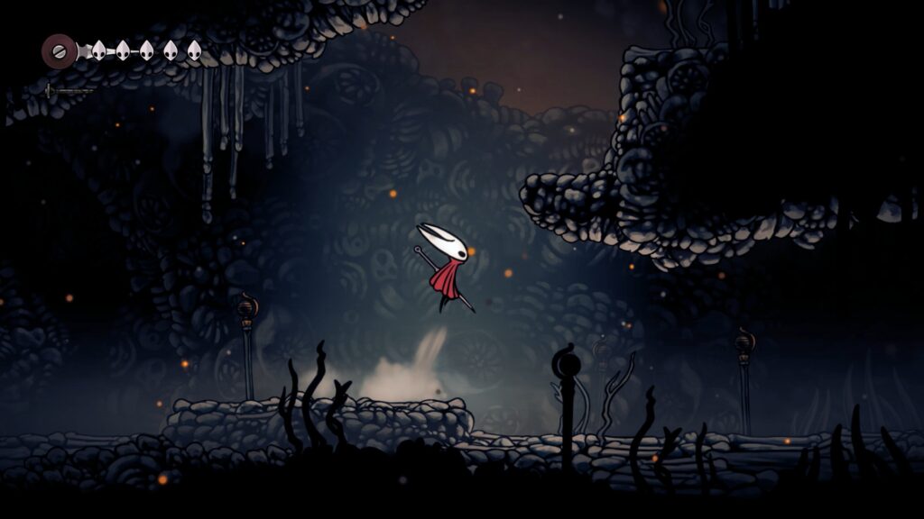 hollow knight soluce complète guide solution gouffre dos steam pc ps5 bete des cloches lance soyeuse cœur de soie