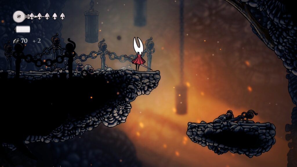 hollow knight soluce complète guide solution gouffre dos steam pc ps5 bete des cloches lance soyeuse cœur de soie