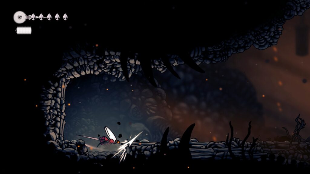 hollow knight soluce complète guide solution gouffre dos steam pc ps5 bete des cloches lance soyeuse cœur de soie