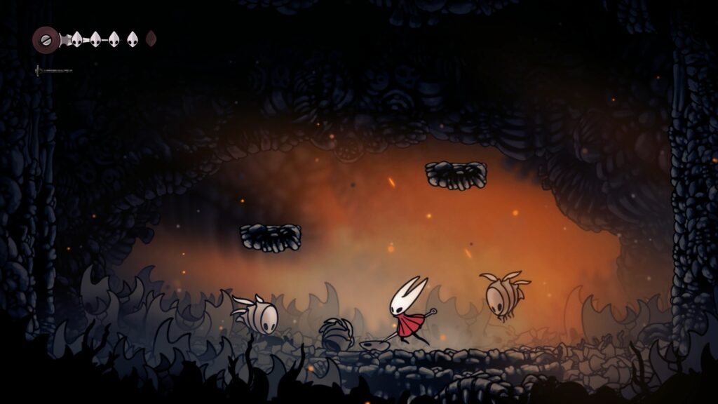 hollow knight soluce complète guide solution gouffre dos steam pc ps5 bete des cloches lance soyeuse cœur de soie