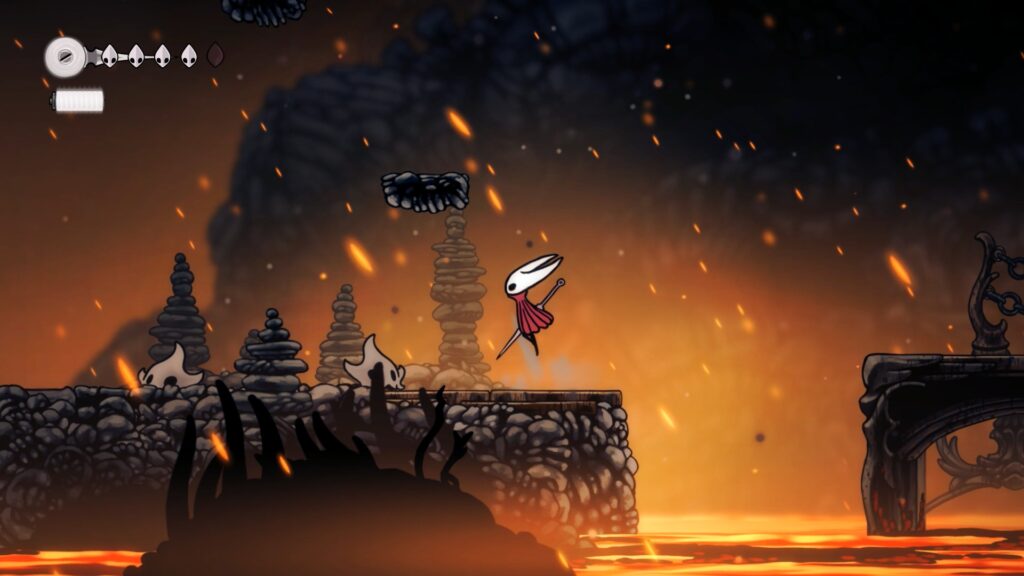hollow knight soluce complète guide solution gouffre dos steam pc ps5 bete des cloches lance soyeuse cœur de soie