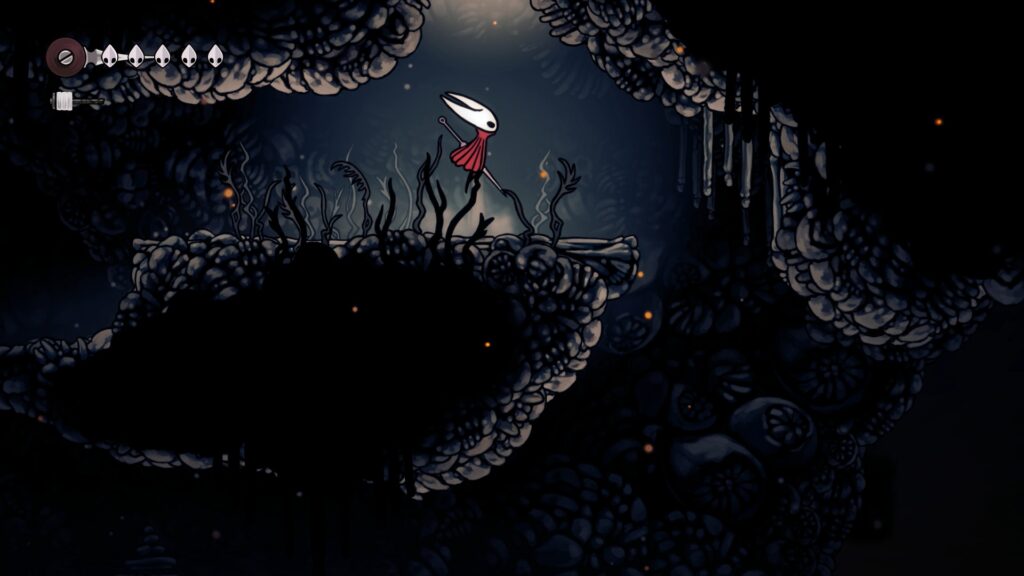 hollow knight soluce complète guide solution gouffre dos steam pc ps5 bete des cloches lance soyeuse cœur de soie