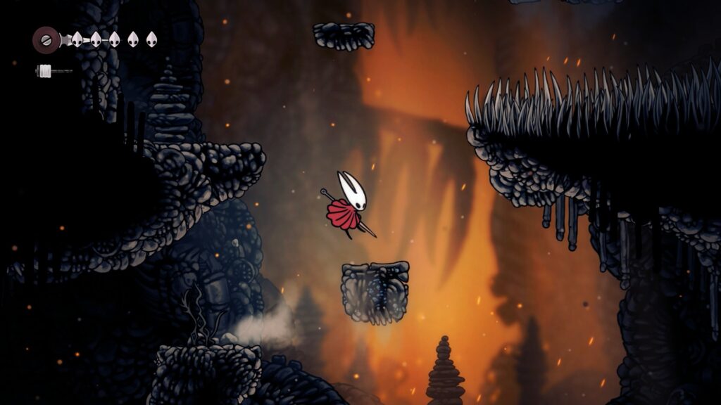 hollow knight soluce complète guide solution gouffre dos steam pc ps5 bete des cloches lance soyeuse cœur de soie