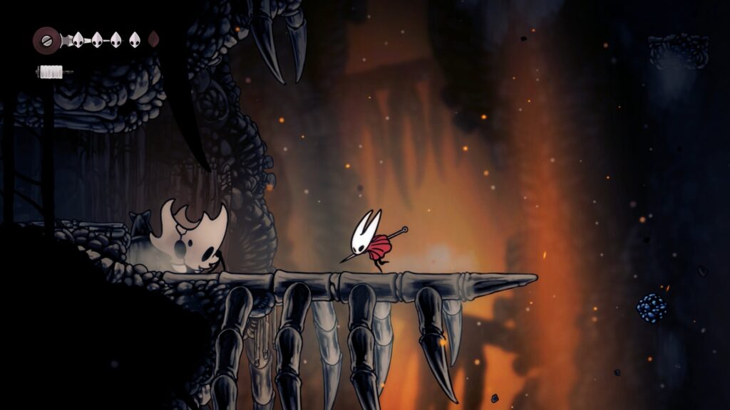 hollow knight soluce complète guide solution gouffre dos steam pc ps5 bete des cloches lance soyeuse cœur de soie