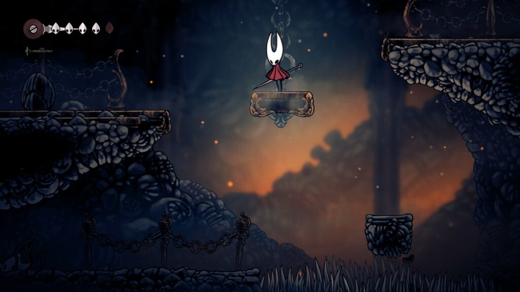 hollow knight soluce complète guide solution gouffre dos steam pc ps5 bete des cloches lance soyeuse cœur de soie