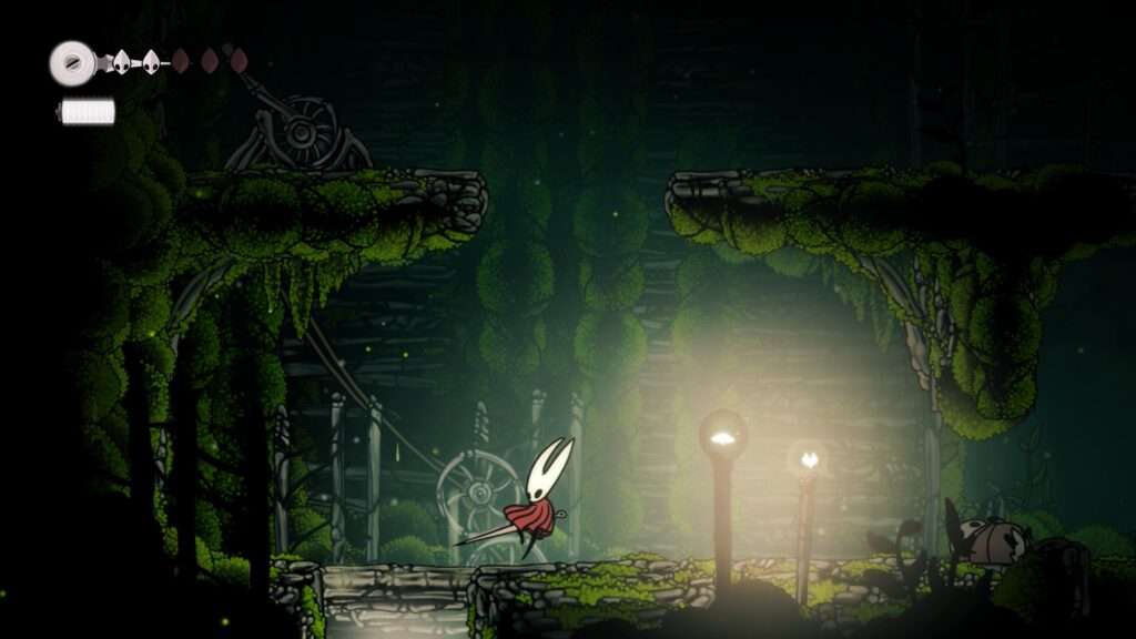 hollow knight soluce complète guide solution gouffre dos steam pc ps5 bete des cloches lance soyeuse cœur de soie
