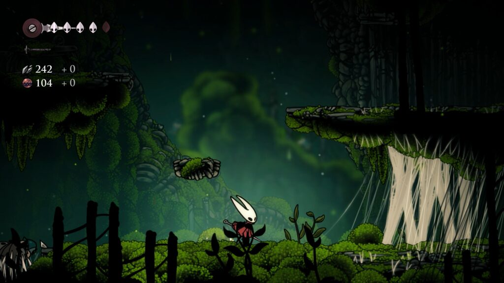 hollow knight soluce complète guide solution gouffre dos steam pc ps5 bete des cloches lance soyeuse cœur de soie
