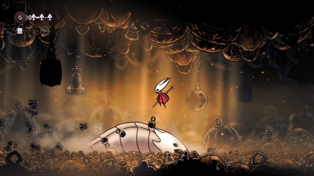 hollow knight soluce complète guide solution gouffre dos steam pc ps5 bete des cloches lance soyeuse cœur de soie